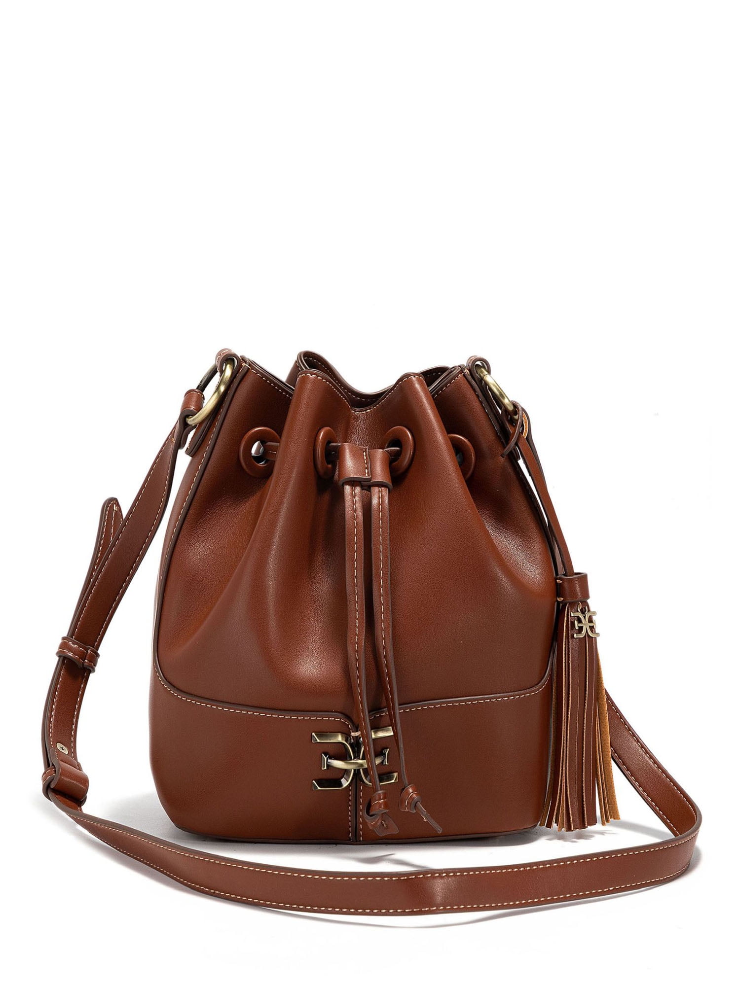 Sam Edelman Women's Sofia Bucket Bag Kona Brown - Walmart.com