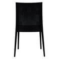 thumbnail image 5 of LeisureMod Modern Weave Mace Indoor Outdoor Dining Chair in Black, 5 of 7