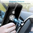 thumbnail image 7 of Designed for iPhone 11 Pro Max Case 6.5 inch, Carbon Fiber Design Clear Crystal Anti-Scratch Case with 360 Degree Rotation Ring Kickstand(Work with Magnetic Car Mount) for iPhone 11 Pro Max,Black, 7 of 7