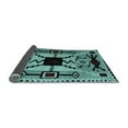 thumbnail image 2 of Ahgly Company Indoor Rectangle Abstract Light Blue Modern Area Rugs, 8' x 12', 2 of 4