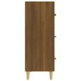 thumbnail image 2 of vidaXL Sideboard Brown Oak 70x34x90 cm Engineered Wood, 2 of 5