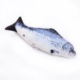 thumbnail image 2 of Diconna Electric Fish Toy with PP Cotton Filled Cat Simulation Plush, 2 of 9