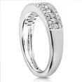 thumbnail image 3 of K-KED Gorgeous 925 Silver Filled Ring Round Cubic Zircon Women Wedding Delicate Jewelry Sz 6-10-6, 3 of 6