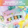 thumbnail image 2 of Doodle Hog Pastel Tie Dye Kit Create Colorful Custom Designs with 6 Bottles of Fabric Dye and 12 Refills, 2 of 6