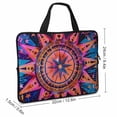thumbnail image 2 of Werpe Star Circle Psychedelic Neoprene Laptop Sleeve Carrying Bag Tablet Cover Diving Fabric 12inch, 2 of 5