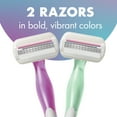 thumbnail image 3 of BIC Soleil 3 Sensitive Women's Disposable Razors, 3 Blades, 2 Piece Razor Set, 3 of 11