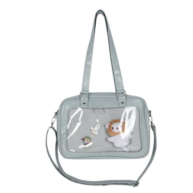 Bolso bandolera para estudiante universitario, bolso de cuero de Pu, bolso de hombro, regalo para cumpleaños