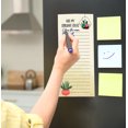 thumbnail image 6 of Inkdotpot Pack of 6 Funny Magnetic Dry Erase List For Fridge, Wipe Clean w/ NoStain, Quick Notes Shopping & Grocery List Whiteboard for Fridge, 8.75" x 3.8"(Cactus), 6 of 6