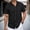 Black, variant on Mens Dress Shirts Summer Short Sleeve Jacquard Button Down Collared Business Casual Formal Work Shirt