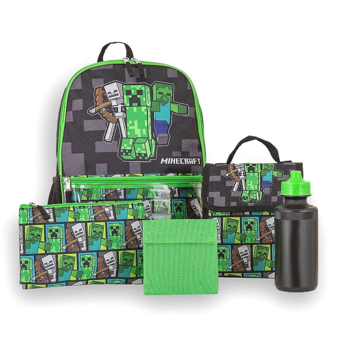 Minecraft creeper school bag sale