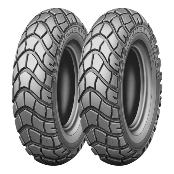 Llantas De Motoneta Michelin Reggae 130/90-10 61j + 120/90-10 57j Uso Sin Cámara