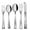 Shiny - Impressa, variant on Impressa 20-Piece Silverware Set Flatware Stainless Steel Utensils for Kitchen Apartment Essentials - Service for 4 - Tableware Home Cutlery Set Dishwasher Safe, Hammered