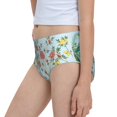 thumbnail image 7 of Pofeuu Chinoiserie Floral Palm Tree Print Soft Cotton Underwear Girls'Briefs Soft Undies, 7 of 7