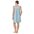 thumbnail image 3 of Aria Sleeveless 100% Cotton Nightgown with Pockets in 36",Women's Sizes XS-5X, 3 of 6