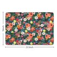 thumbnail image 5 of Pioneer Flower Floral Print Flannel Non Slip Door Rugs,Washable Door Mats Indoor,Decorative Door Mats,Dirt-Resistant and Absorbent Doormat for Entrance,Bedroom,Kitchen,Bathroom,23.5"x16", 5 of 5