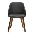 thumbnail image 5 of LumiSource Walnut Wood, Brown PU Bacci Chair, 5 of 8