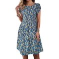 thumbnail image 5 of Womens Summer Dresses Vitality Blue XL, 5 of 9