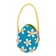 thumbnail image 4 of Bolsa de regalo de flores de Pascua, bolso floral para fiestas infantiles, dulces, vacaciones, portátil, adorable Azul, 4 of 8