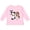 AD-Pink, variant on Inktastic I'm Three-cowgirl Riding Horse Birthday Girls Long Sleeve Toddler T-Shirt
