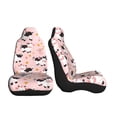 thumbnail image 4 of Car Seat Covers Are Protected From Dust And Spillage And Elastic Straps Are Easy To Install For Easy Car Suv Truck Delivery Cute Little Cow 2 Pcs, 4 of 8