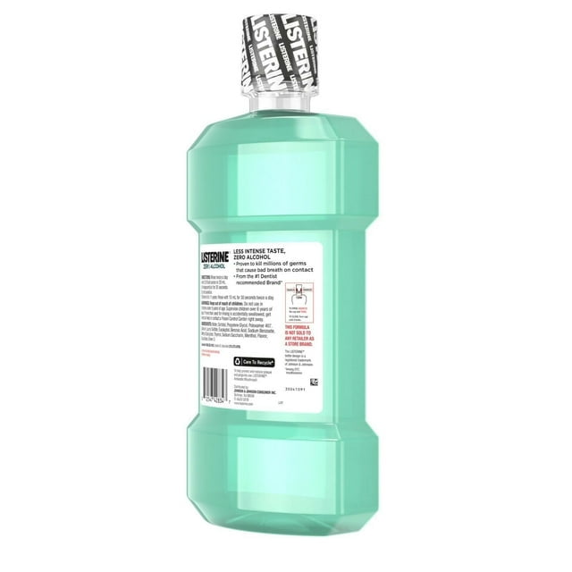 Listerine Cool Mint Zero Alcohol 1500 mL 2.7 oz