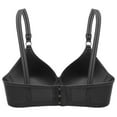 thumbnail image 3 of SMihono Full Coverage Bras for Women No Underwire Comfort Soft Padded Push Up Sports Bra Unlined Wireless Everyday Seamless Bralette Black 38/85B, 3 of 5