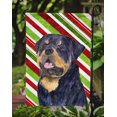 thumbnail image 3 of Carolines Treasures SS4593GF 11 x 15 In. Rottweiler Candy Cane Holiday Christmas Flag- Garden Size, 3 of 3