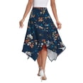 thumbnail image 2 of Airmenty Summer Skirts for Women Midi Skirt Flowy Elastic High Waisted Skirts Beach Skirt S-2XL, 2 of 5