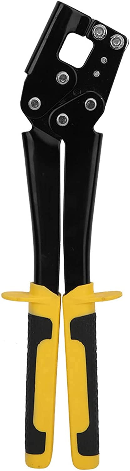 ABCISI Steel Stud Crimper, Firm High Hardness Good Toughness Handle Stud Crimper, Metal Stud Crimper Punch Lock Framing Fastening Crimping Single Hand Tool for Home Fixing Light Steel Keels