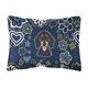 thumbnail image 1 of s Treasures BB5066PW1216 Azul Suave Negro y Tan Dachshund Lienzo Tela Cojín Decorativo Patio-Muebles-Almohadas Caroline's Treasures BB5066PW1216, 1 of 1