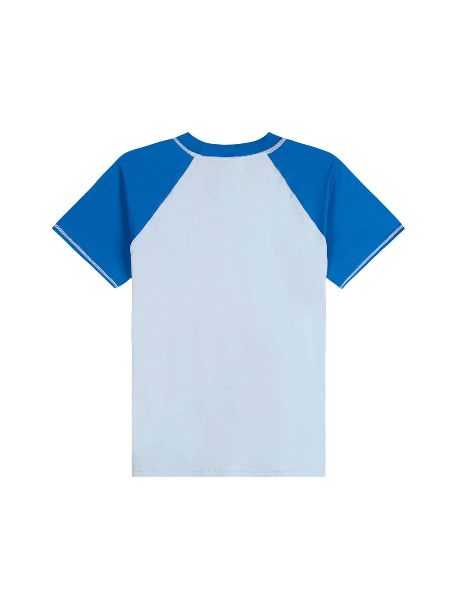 Reebok Boys Short Sleeve Rashguard with UPF 50+ Protection, Sizes 4-18