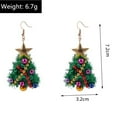 thumbnail image 2 of New Christmas Tree Earrings Felt Earrings, 2 of 2