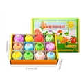 thumbnail image 3 of weibbin Plastic Fruit Bath Bombs 12 Pack with Surprise Toy Inside for Little Ones Gift Multicolor, 3 of 9