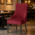 thumbnail image 5 of SUYOLL Removable Washable Stretch Wingback Chair Slipcover Anti-Slip Elastic Dining Chair Seat Protector Cover For Home Decor, 5 of 5