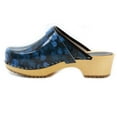 thumbnail image 4 of BJORK Maja Wood Printed Leather Clogs (Agata - EU37), 4 of 9