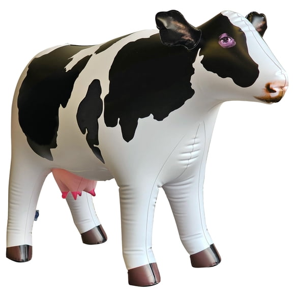 Juguete inflable para vacas Jet Creations, 37 cm, blanco como la leche, 1 unidad