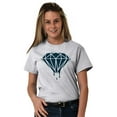 thumbnail image 4 of Diamond Dripping Fashionable Girly Plus Size Crewneck Graphic Tee Shirt Brisco Brands 2X, 4 of 4