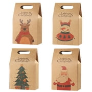 16PCS Christmas Treat Bags Christmas Cookie Gift Bags for Christmas Party