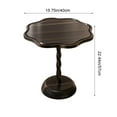 thumbnail image 3 of WEGFTDUOP Small Coffee Table 22" Mobile Small Round Table – Lightweight Plastic & Carbon Steel Corner Coffee Table for Bedroom, Living Room, Balcony, 3 of 6