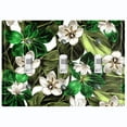 thumbnail image 1 of Metal Light Switch Plate Cover Plant Leaves White Flowers FLW051, 1 of 13