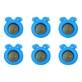 thumbnail image 1 of Aperitivo Multifuncional Y Reemplazable Ayuda Digestiva Rechinar Los Dientes Limpiar Y Lamer Los Dientes Cabeza Perro Con Hierba Gatera Giratoria Dibujos Animados Roco (azul), 1 of 5