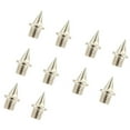 thumbnail image 1 of Wosthever 10 piezas de clavos de pista, zapatos piramidales, reemplazos de clavos, pasador de acero inoxidable de 1/4 de longitud para eventos Ropa Deportiva, Zapatos Como se muestra, 1 of 6