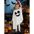 thumbnail image 2 of Hotiary 1-6Y Kids Halloween Ghost Costumes White Cloak + Pant Toddler Boys Girls Cosplay Party Fancy Dress Cloak Costume 2Pcs Halloween Outfits, 2 of 8