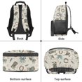 thumbnail image 5 of Yspwyqan School Backpack for Teens, Aztec Cowboy Bow Large Capacity Laptop Backpack, Double Zipper, Side Pockets, Casual Bookbag for High School College Travel, 5 of 7