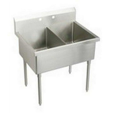 SS 57"x27-1/2"x14" Floor Scullery Sink
