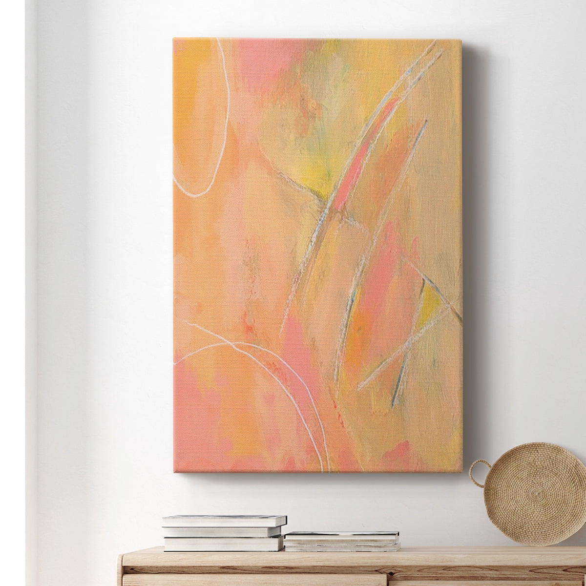 Peach Bliss III Premium Gallery Wrapped Canvas - Ready to Hang