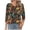 Dark Gray-Shirts, variant on Jsaierl 3/4 Sleeve Tops for Women Summer Crew Neck Shirts Trendy Graphic Ladies Blouses Workout Cotton Tunic Top S-3XL