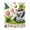 Cute Zebra with Tulip Flower, variant on Dailycode Shower Curtain Liners 48x72in Water Resistant Machine Washable Rustproof Grommets Fabric Bath Curtain, Cute Wolf with Sunglasses