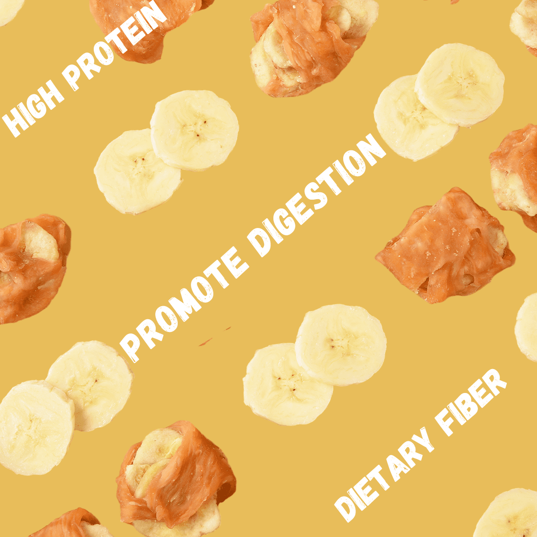 (2 pack) ASMPET Chicken Jerky and Banana Dog Treats, Rawhide Free Snacks, Grain Free Treats for Small Medium Large Dogs, 11oz
