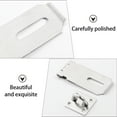 thumbnail image 2 of FUTUREORYY 3pcs Hasps For Padlocks Door Hasp Stainless Steel Locking Design For Storage Containers, 2 of 6